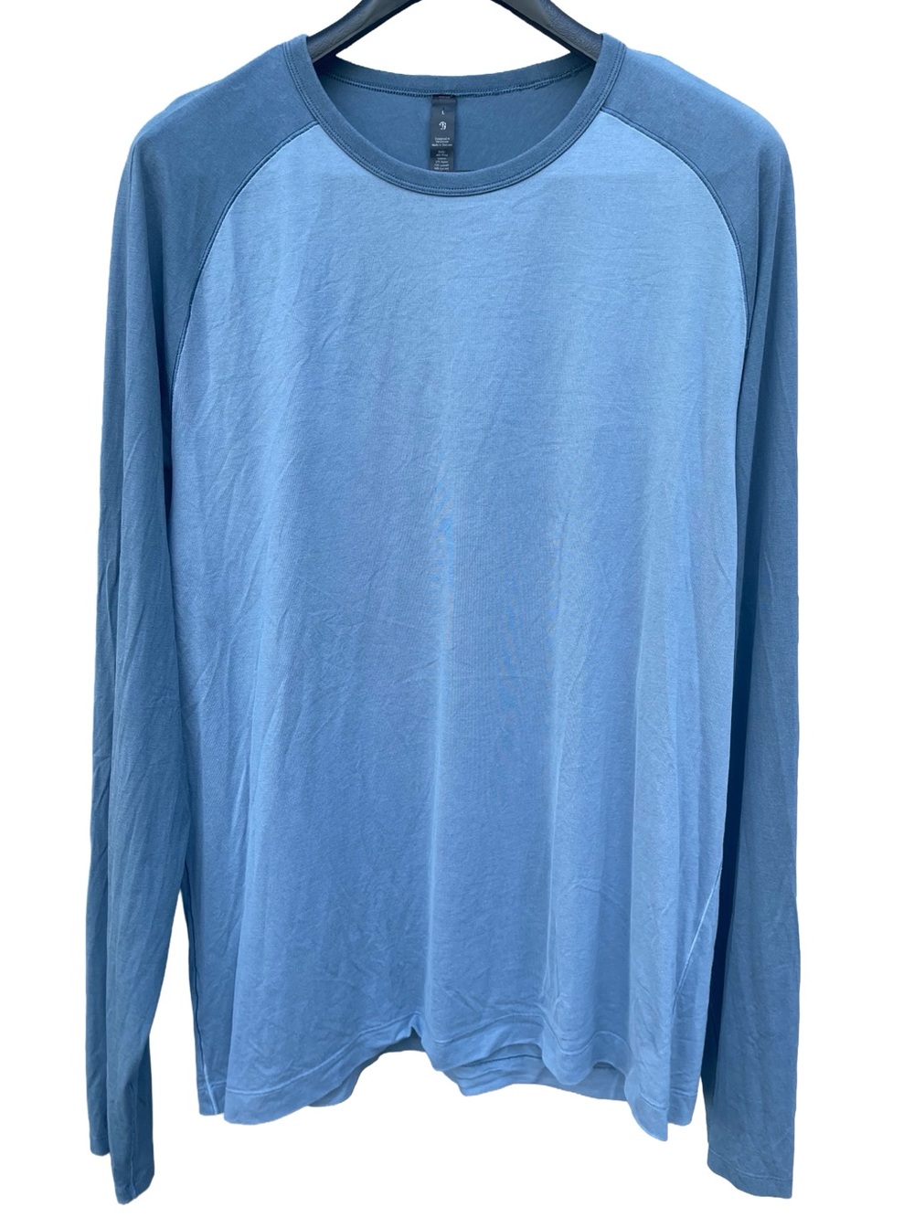 Men’s Lululemon The Fundamental Raglan Long Sleeve Shirt, Blue